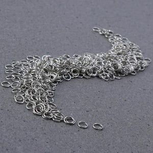 Silver Stainless Steel Jump Rings for Jewelry Making
