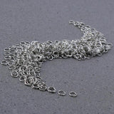 Silver Stainless Steel Jump Rings for Jewelry Making