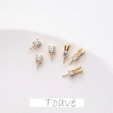 14K Electroplating Zircon Necklace Bracelet DIY Material Accessories