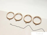 2pcs Alloy Pearl Drill Stud Earrings DIY Accessories