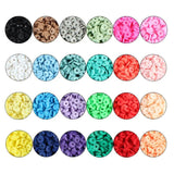 6mm Polymer Clay Bead Round Chip Disk Loose Spacer DIY Bracelet Necklace