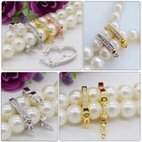 3pcs DIY Pendant Necklace Hooks Cubic Zirconia Crystal Droplet Jewelry Findings