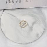 DIY Glaze Flower Pendant Earrings Material Bag Homemade Accessories