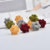 Micro-velvet Petal Ball Pendant Earrings Kit