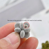 Micro-velvet Petal Ball Pendant Earrings Kit