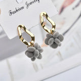 Micro-velvet Petal Ball Pendant Earrings Kit