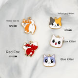 Peach Heart Flower Pendant DIY Ear Jewelry Earrings Bag Accessories