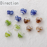 Heart-shaped Glass Beads DIY Necklace Set