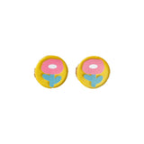 Flower Patch Acrylic Frosted DIY Earrings Material