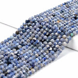 Sodalite Gemstone 2/3/4mm Faceted Beads Jewelry Making DIY Bracelet 15''