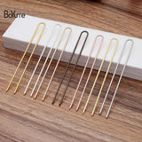 BoYuTe Brass U Shaped Hair Fork Hairpin Diy Hair Accessories