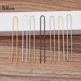 BoYuTe Brass U Shaped Hair Fork Hairpin Diy Hair Accessories