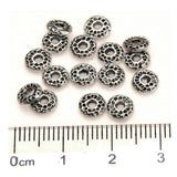 DIY Charms Beading Silver Spacers 6*1mm 200pcs