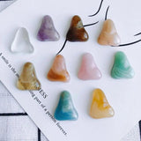 Chubby Irregular Acrylic Triangle Gradient Blooming Patch Bead Material