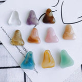 Chubby Irregular Acrylic Triangle Gradient Blooming Patch Bead Material
