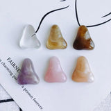 Chubby Irregular Acrylic Triangle Gradient Blooming Patch Bead Material