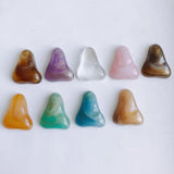 Chubby Irregular Acrylic Triangle Gradient Blooming Patch Bead Material