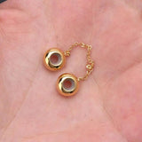 5Pcs Safety Chain Rubber Stopper Beads for Bracelets