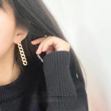 European & American S925 Silver Chain Earrings, Hypoallergenic