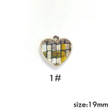 Leopard Plaid Alloy Pendant Earrings DIY Accessories Materials