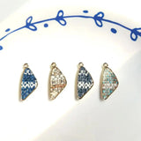 Leopard Plaid Alloy Pendant Earrings DIY Accessories Materials