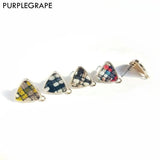 Leopard Plaid Alloy Pendant Earrings DIY Accessories Materials