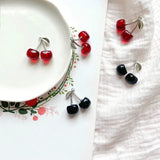 Cherry Fruit Ear Stud Hipster Bracelet DIY Pendant 4pcs