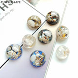 Resin Shell DIY Jewelry Making Material 6pcs