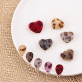 DIY Earrings Jewelry Ear Pins Pendant Leopard Print Drops 10pcs