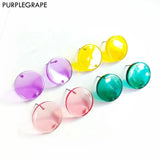 10pcs 20mm Acrylic Ear Needle Jewelry Making Material Jelly