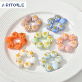 Ceramic Charcoal Grilled Beads for DIY Jewelry Making