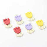 Handmade Multi-Alloy Tulip Flower Pendants