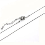 5PCS Stainless Steel Square Snake Chain for DIY Jewelry Making