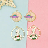 Alloy earrings pendant material DIY ear accessories