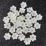 5 PCS Mother Of Pearl Shell Flower Beads Natural for Jewelry Making DIY