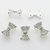 10pcs 18mm*12mm Rhinestone Button Slider for Wedding Clothing