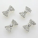 10pcs 18mm*12mm Rhinestone Button Slider for Wedding Clothing