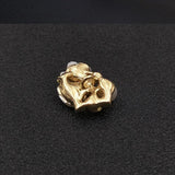 10 PCS 13*17mm Rhinestone Pearl Flower Buckles Jewelry Making