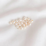 Natural Fresh Water Macroporous Near-Round Beads Single Pearl Loose Beads