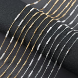 DIY Chain, 18k Rhodium Plated, Copper, 1m/lot