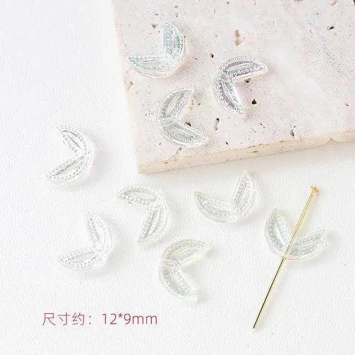 Acrylic Plated Love Beaded Beads DIY Jewelry Materials