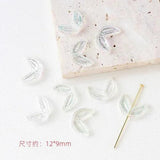 Acrylic Plated Love Beaded Beads DIY Jewelry Materials
