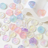 Acrylic Plated Love Beaded Beads DIY Jewelry Materials