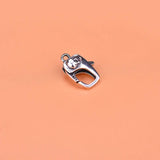 925 Sterling Silver Skull Clasp for DIY Jewelry Making