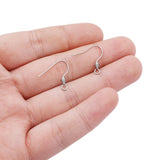 100pcs Stainless Steel Wire Clasp Earring Hooks for DIY Jewelry Making