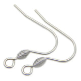 100pcs Stainless Steel Wire Clasp Earring Hooks for DIY Jewelry Making