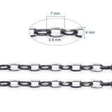 304 Stainless Steel Chain Necklace DIY Jewelry Accessory 2m