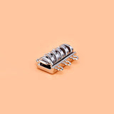 S925 Silver Insert Buckle Circle End Buckle DIY Manual Accessories