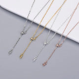 S925 Silver Necklace Pearl Bracket Y-Chain DIY Pendant Clavicle Chain