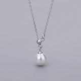 S925 Silver Necklace Pearl Bracket Y-Chain DIY Pendant Clavicle Chain